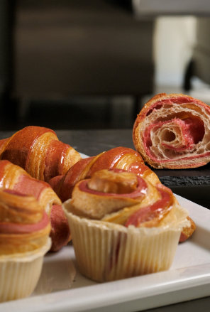 Croissant bicolore