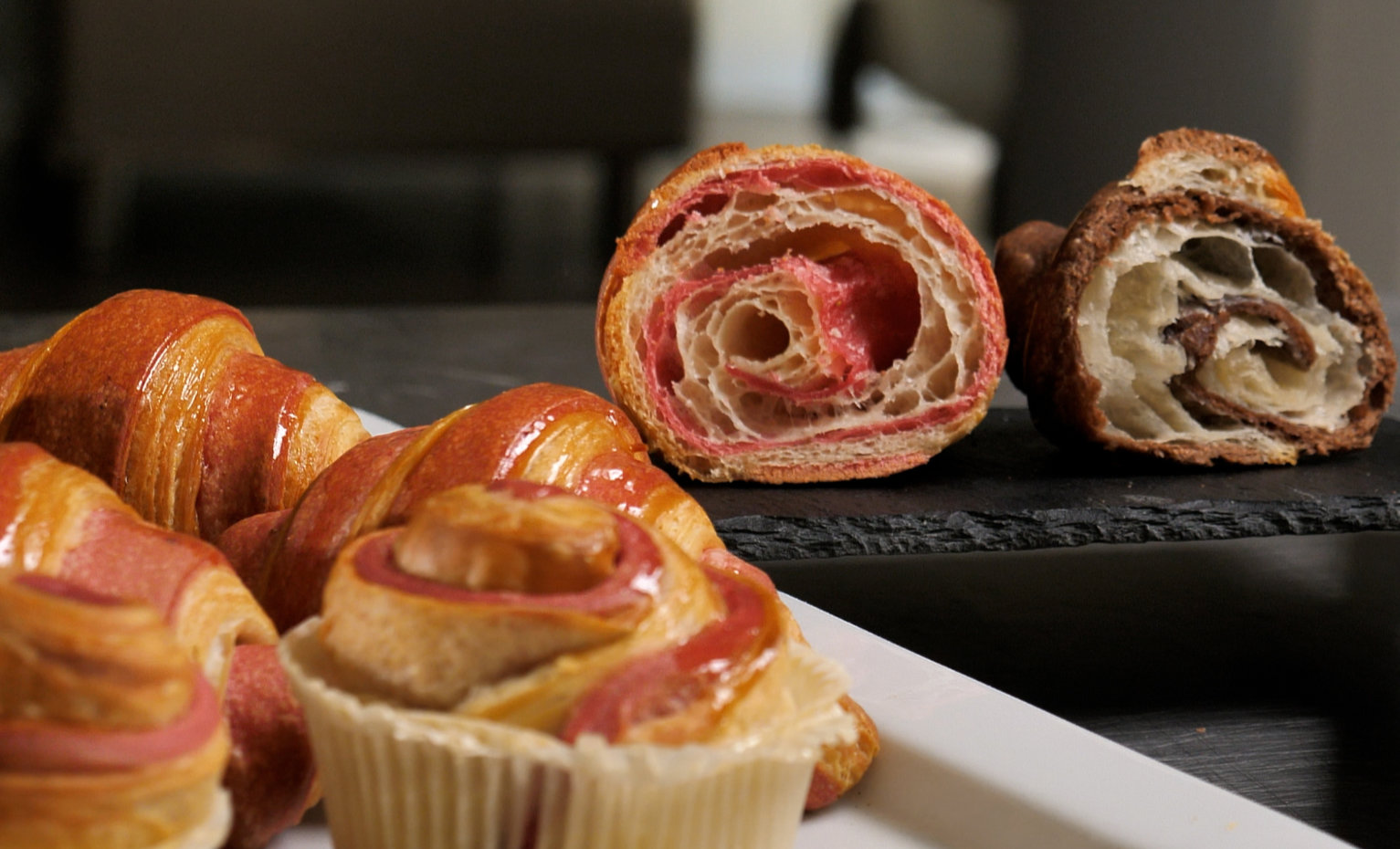 croissant bicolore