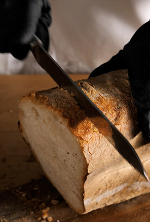 Pane con pasta madre fresca