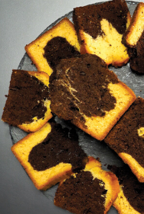 Plum cake muffin